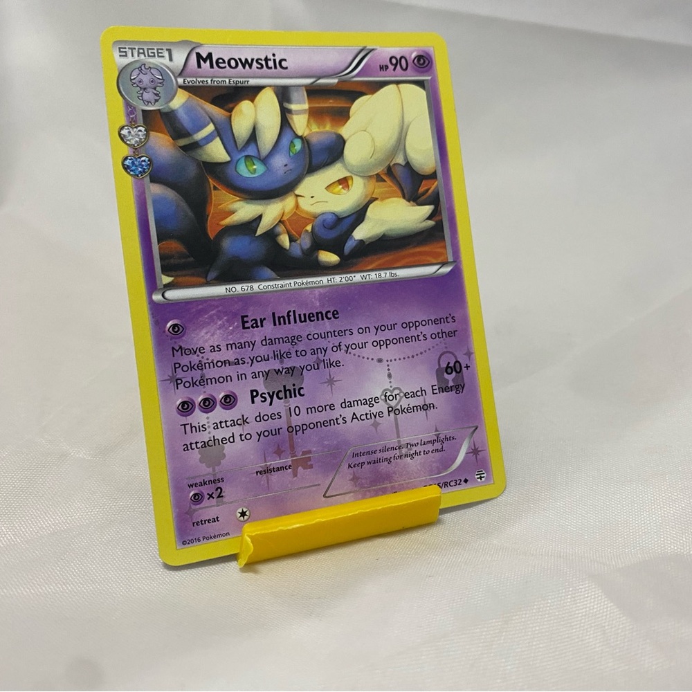 Meowstic RC15/RC32 Holo XY Generations Radiant Collection Pokemon Card 2016 LP